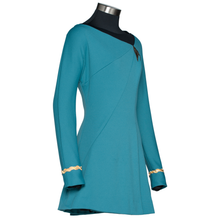 Load image into Gallery viewer, STAR TREK™: THE ORIGINAL SERIES Season 3 Premier Line Sciences Uniform Dress (Pre-Order)
