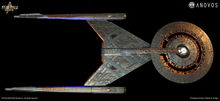 Load image into Gallery viewer, STAR TREK™: DISCOVERY — NCC-1031 U.S.S. Discovery Studio-Scale Starship Filming Miniature (Made to Order)
