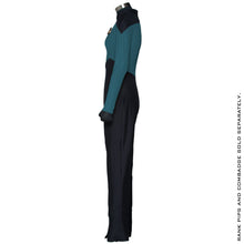 Load image into Gallery viewer, Star Trek: The Next Generation Women's Sciences Green Teal Uniform Jumpsuit - Size Large
