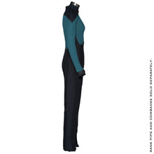 Load image into Gallery viewer, Star Trek: The Next Generation Women's Sciences Green Teal Uniform Jumpsuit - Size Large
