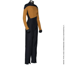 Load image into Gallery viewer, Star Trek: The Next Generation Women's Services Mustard Uniform Jumpsuit
